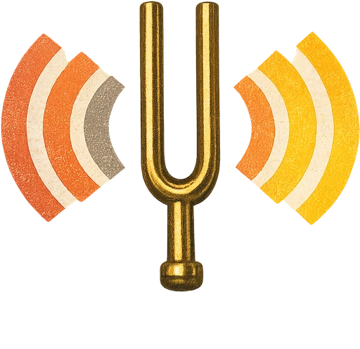 Voice — a collage tuning fork